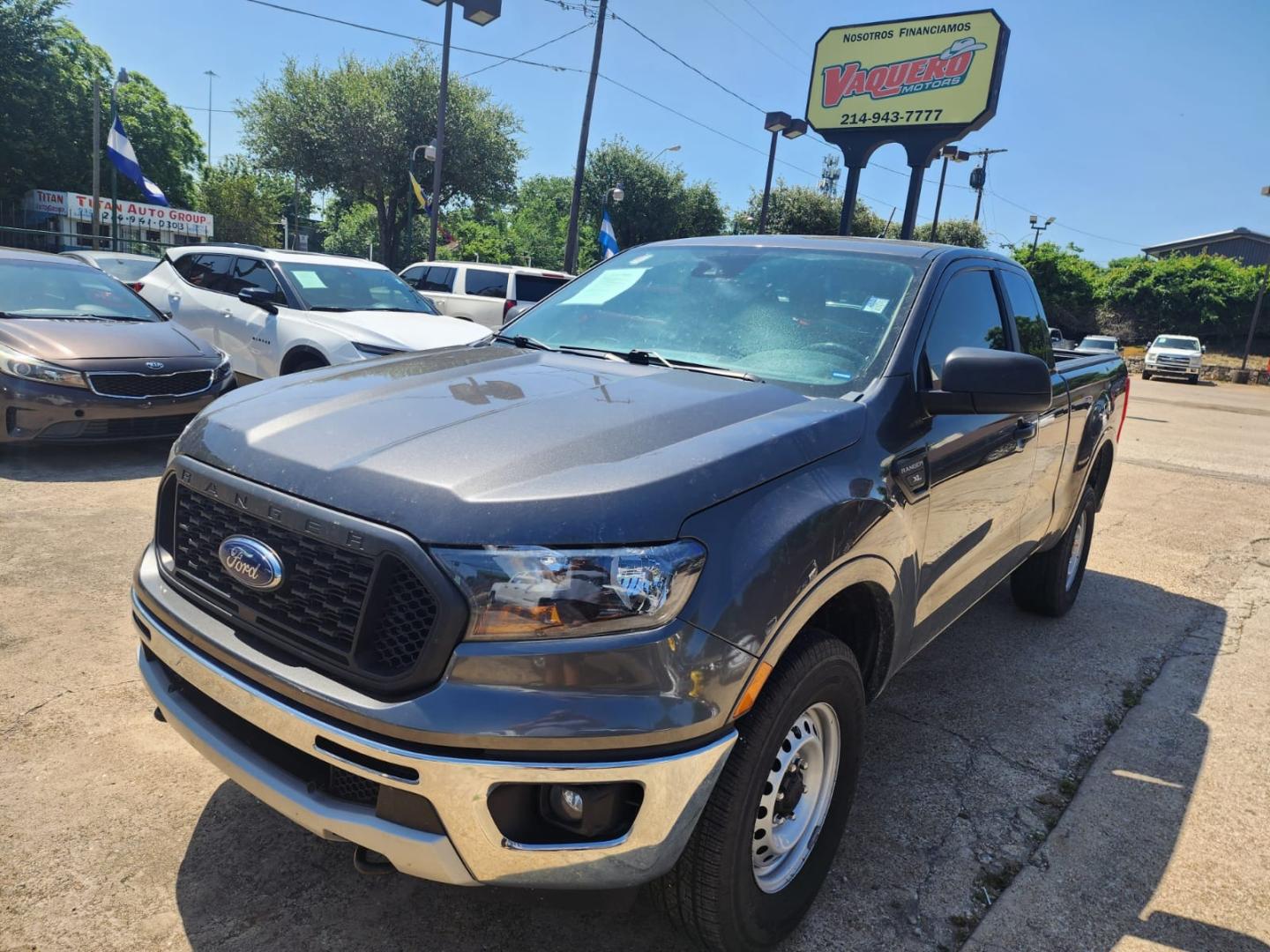 2020 Gray Ford Ranger XL SuperCab 2WD (1FTER1EH4LL) with an 2.3L L4 DOHC 16V engine, 10A transmission, located at 945 E. Jefferson Blvd, Dallas, TX, 75203, (214) 943-7777, 32.752514, -96.811630 - Photo#0